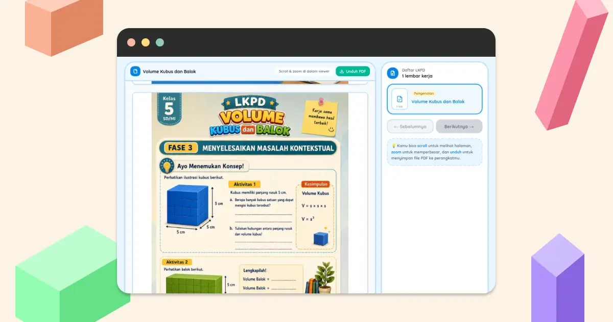 DigiKelas Printable Worksheet